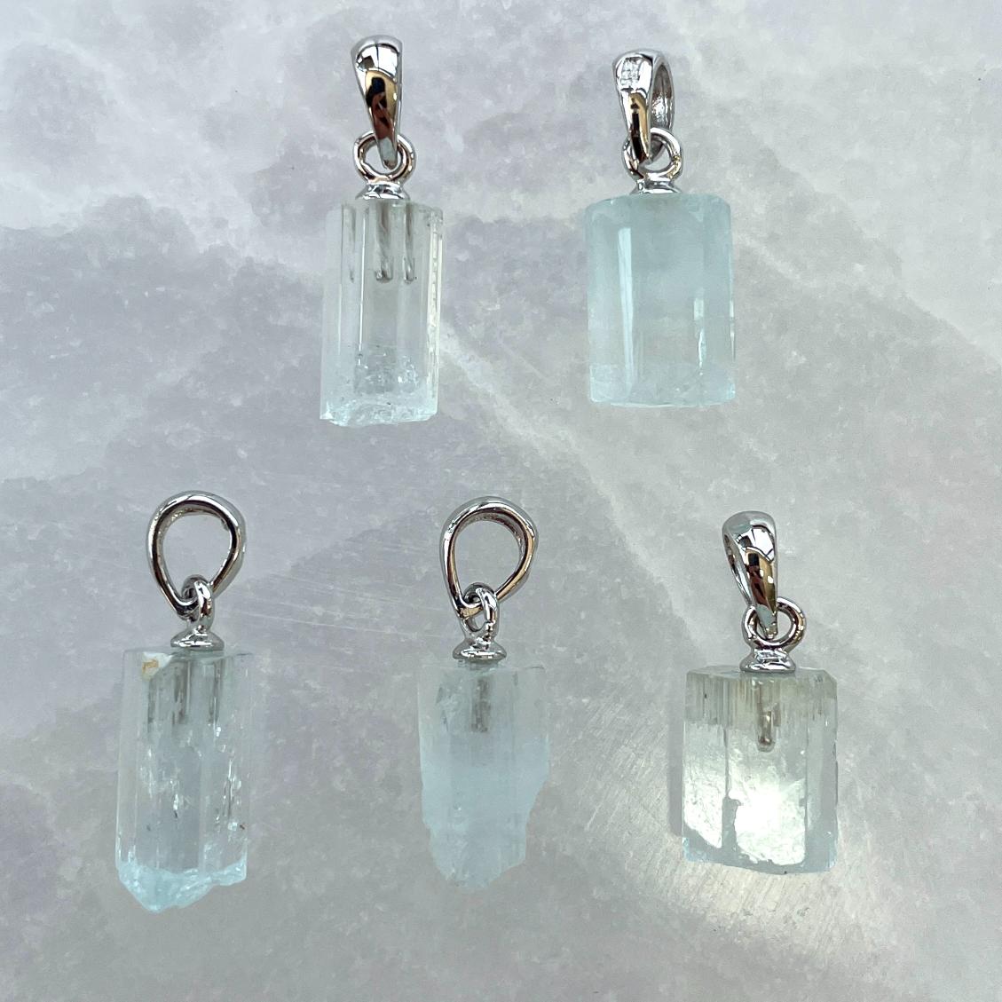 Aquamarine AA Silver Pendant Aquamarine AA Silver Pendant